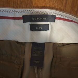 Liz Claiborne Tan Chinos Capris
